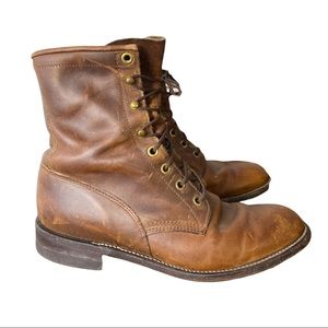 Justin's L575 Lace-R Brown Lace Up Boot Size 6.5C